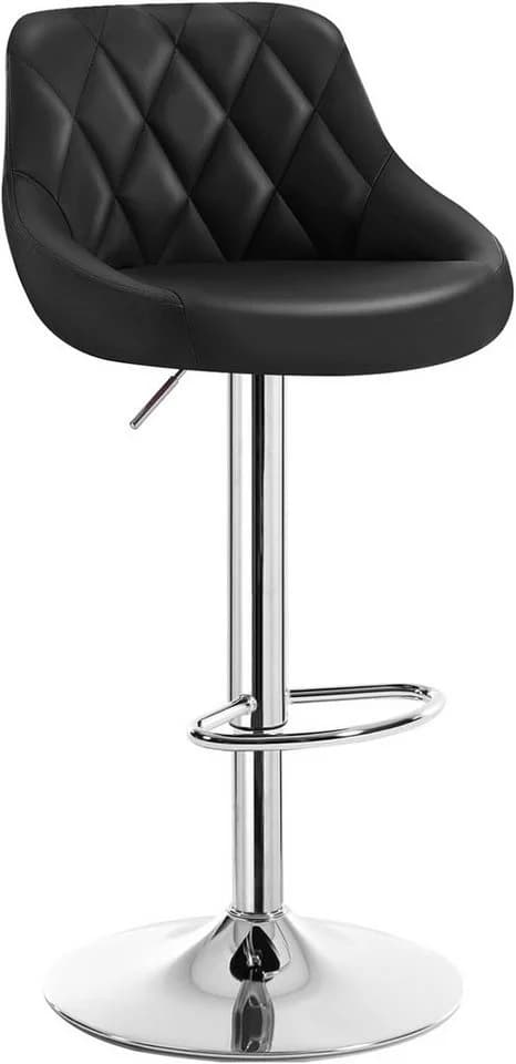 Woltu Barhocker Schwarz Höhenverstellbar 360° Drehbar - Bild 2