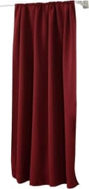 Woltu Gardine Blickdicht mit Kräuselband Rot 250 g/m² Bild 1