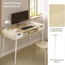 Woltu Schreibtisch 1-St. 120x58cm Arbeitstisch Computertisch Wohnzimmer Bild 5