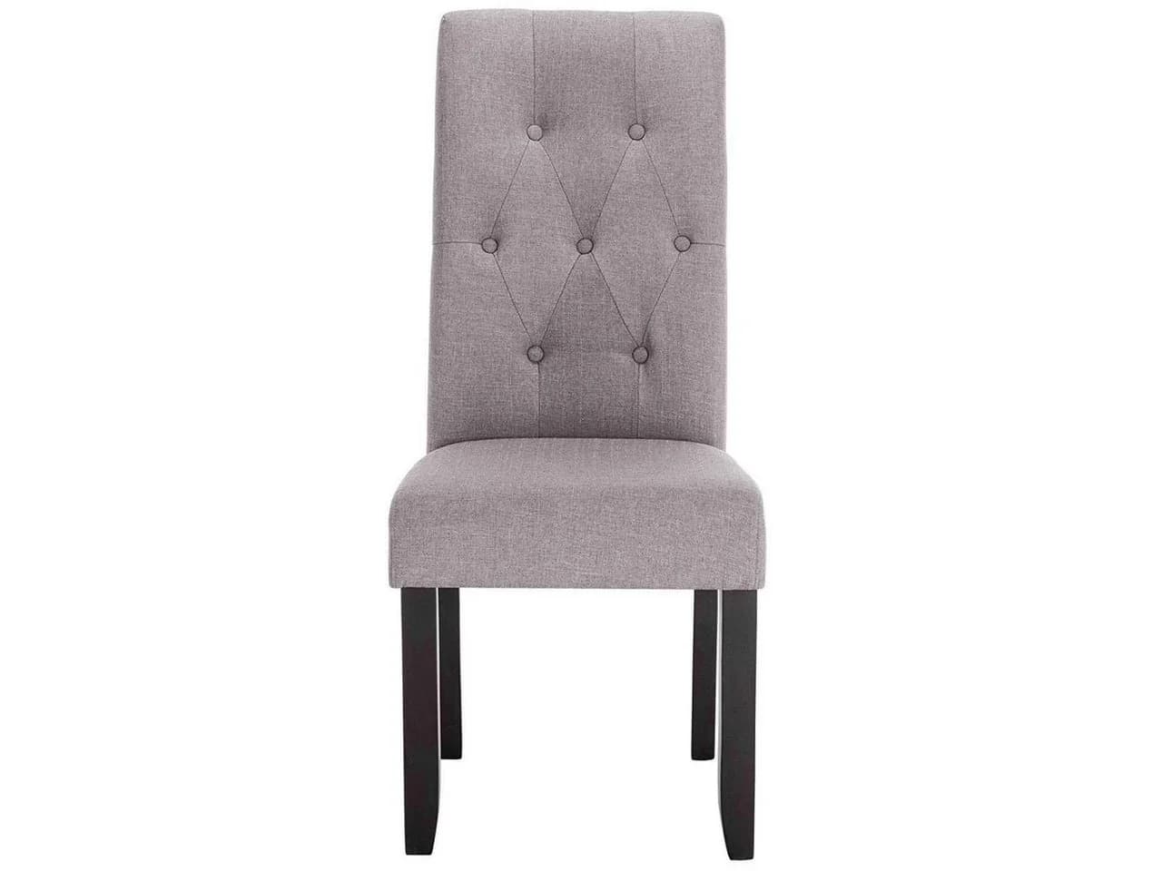 Woltu Esszimmerstuhl Set 2 St. Grau Massivholz Modern - Bild 5