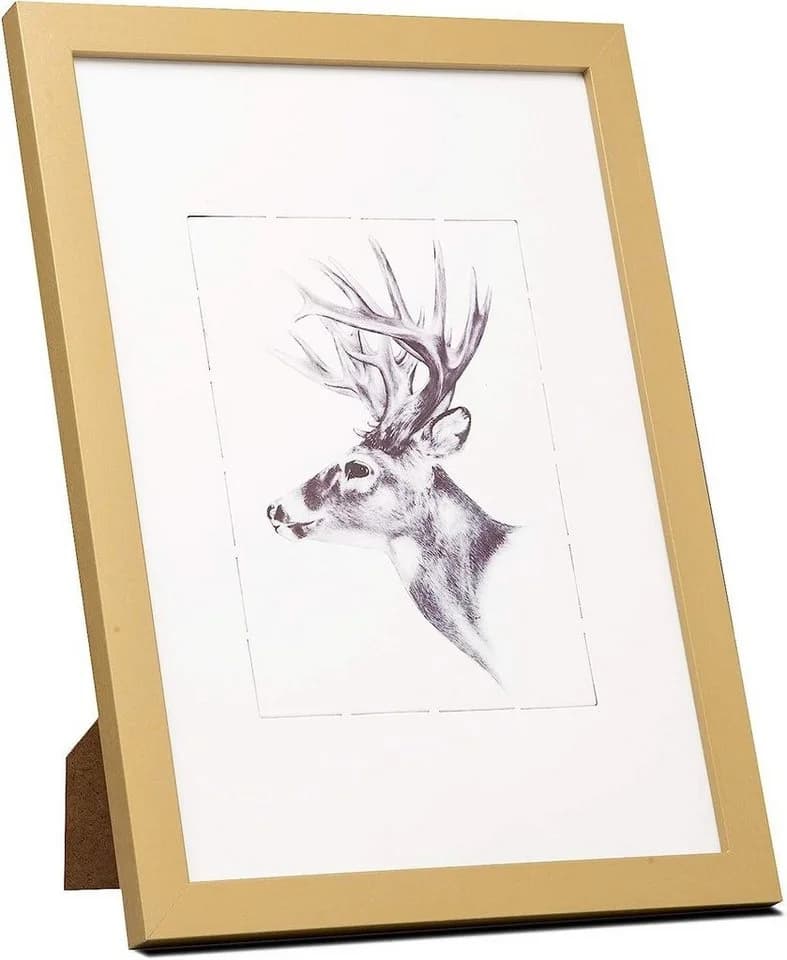 Woltu Bilderrahmen Foto Rahmen, 5 Stk. 10x15 bis 30x45 cm aus Holzwerkstoff - Bild 4