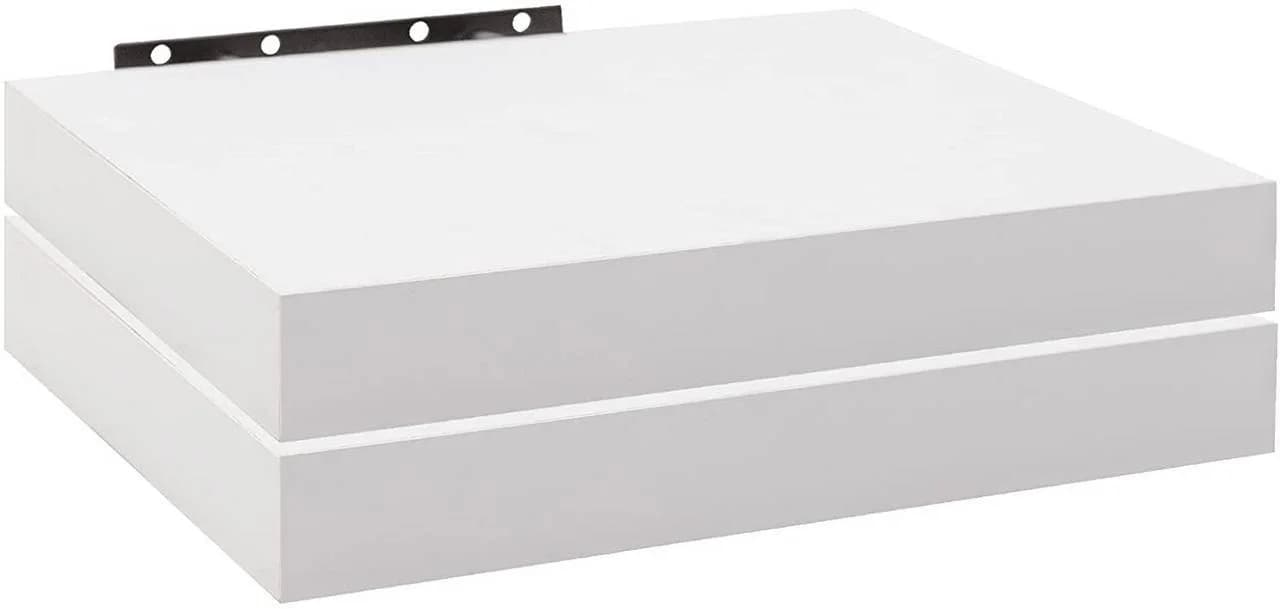 Woltu Wandregal 2er-Set Wandboard CD DVD Bücherregal Holz Board - Bild 2