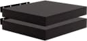 Woltu Wandregal 2er-Set Schwarz Retro Holz Board Bild 2