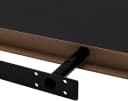 Woltu Wandregal 2er-Set Wandboard CD DVD Regal Bücherregal Holz Board Schwarz Retro Bild 5