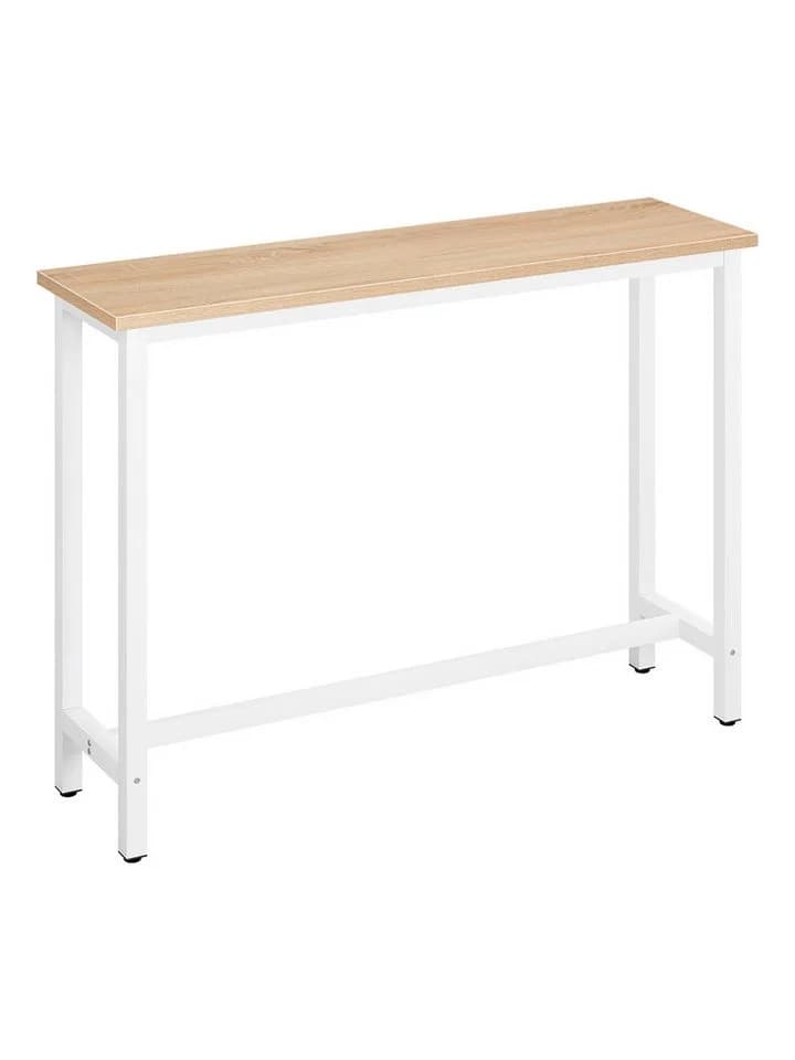 Woltu Bartisch Metallgestell MDF-Platte 140x40x100cm - Bild 2