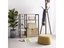 Woltu Bücherregal 1-tlg. mit offenem Stauraum und Schrank MDF Metall Bild 1