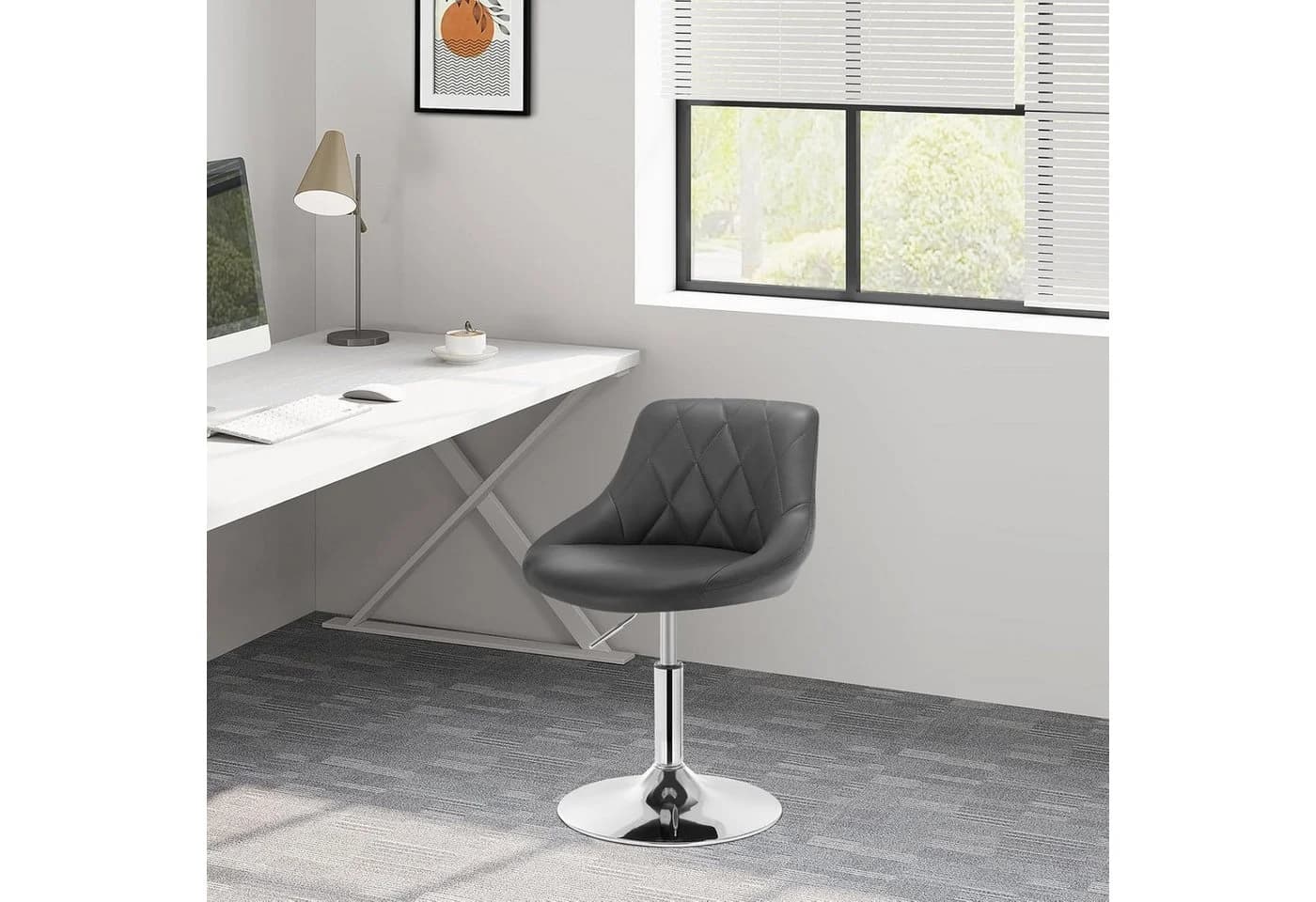 Woltu Barhocker 2er Set höhenverstellbar Kunstleder Modern - Bild 4