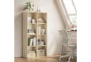Woltu Bücherregal 8 Fächer MDF Beige Bild 1