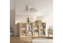 Woltu Bücherregal 8 Fächer MDF Beige Bild 4