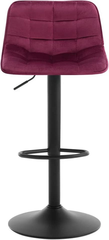 Woltu Barhocker höhenverstellbar 360° drehbar Samt Metall - Bild 5
