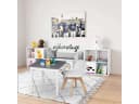 Woltu Kinderstuhl Weiß Massivholz Buche Modern Bild 1