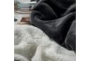Woltu Kuscheldecke Doppelseitig Flanell Sherpa Grau Anthrazit Bild 3
