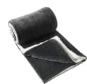 Woltu Kuscheldecke Doppelseitig Flanell Sherpa Grau Anthrazit Bild 5