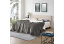 Woltu Wohndecke Kuscheldecke Grau Anthrazit Polyester Doppelseitig Bild 1