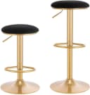 Woltu Drehhocker 2er-Set Ergonomischer 360° Barhocker Höhenverstellbar Bild 2