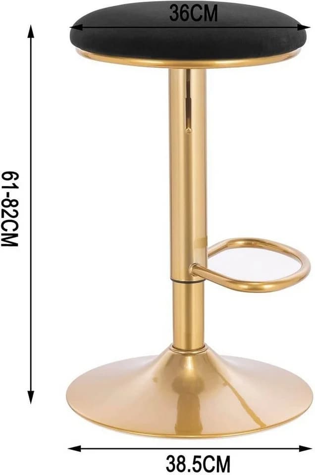 Woltu Drehhocker 2er-Set Ergonomischer 360° Barhocker Höhenverstellbar - Bild 3