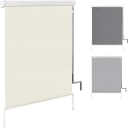 Woltu Senkrechtmarkise mit Handkurbel Beige Bild 2