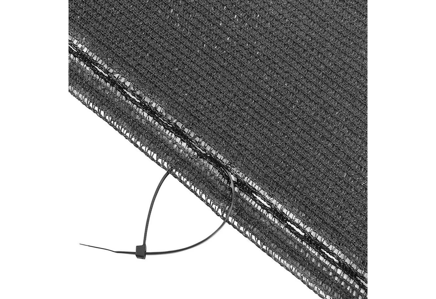 Woltu Zaunblende HDPE 180 g/m² mit Kabelbinder anthrazit - Bild 5