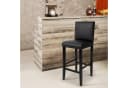 Woltu Barhocker (2 St) Kunstleder Massivholz Bistrohocker Bild 1