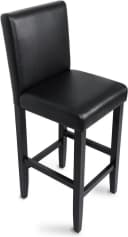 Woltu Barhocker (2 St) Kunstleder Massivholz Bistrohocker Bild 4