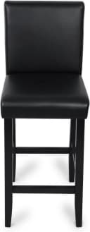 Woltu Barhocker (2 St) Kunstleder Massivholz Bistrohocker Bild 5