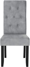 Woltu Esszimmerstuhl 4er-Set Samt Massivholz Bild 4