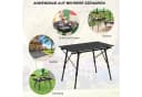 Woltu Campingtisch Klappbar Höhenverstellbar Aluminium Schwarz Bild 5