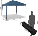 Woltu Faltpavillon 3x3m Oxford Metallrahmen Bild 3