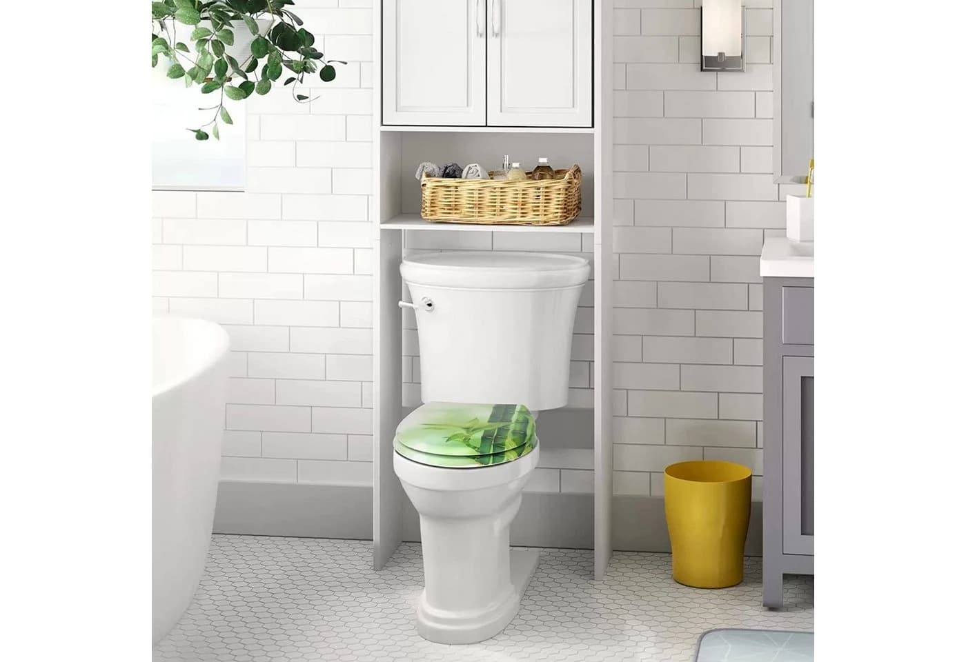 Woltu WC-Sitz Softclose mit Absenkautomatik Klodeckel Duroplast