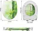 Woltu WC-Sitz Softclose mit Absenkautomatik Klodeckel Duroplast Bild 3