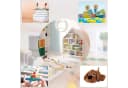 Woltu Bücherregal Hausform Weiß 5 Ebenen Kinderregal Bild 4