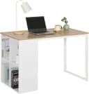 Woltu Schreibtisch 1-St. Melamin Holz Metall Bild 2