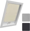 Woltu Dachfensterrollo Thermorollo ohne Bohren mit Saugnapf Grau Beige Schwarz Bild 2