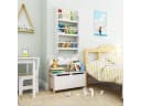 Woltu Truhenbank Weiß Helleiche Kindersitzbank mit Stauraum Bild 3