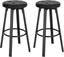 Woltu Barhocker 2er Set mit drehbarem Sitz 35,5 cm Kunstleder Bild 2