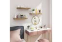 Woltu Wandregal Set 3-tlg. MDF Holz Braun Wandboard Bild 5