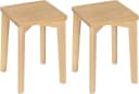 Woltu Esszimmerstuhl Massivholz Stapelbar Ohne Lehne Sitzhocker Bild 2