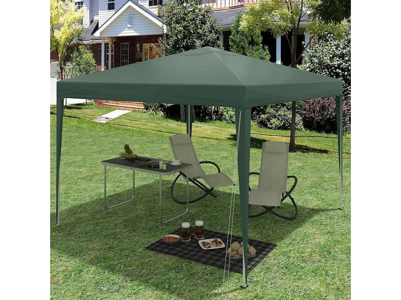 Woltu Faltpavillon 3x3 m Pop-Up Pavillon