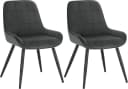 Woltu Küchenstuhl (2 St) Ergonomisch Samt Bild 2