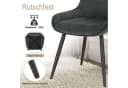 Woltu Küchenstuhl (2 St) Ergonomisch Samt Bild 5