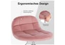 Woltu Arbeitshocker Rosa Samt höhenverstellbar Bild 4