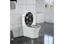 Woltu WC-Sitz O-Form mit Absenkautomatik und PVC-Schutzfolie Bild 1