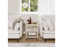 Woltu Couchtisch 3 Ablagen Abnehmbares Tablett Bild 1