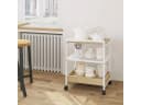 Woltu Couchtisch 3 Ablagen Abnehmbares Tablett Bild 5