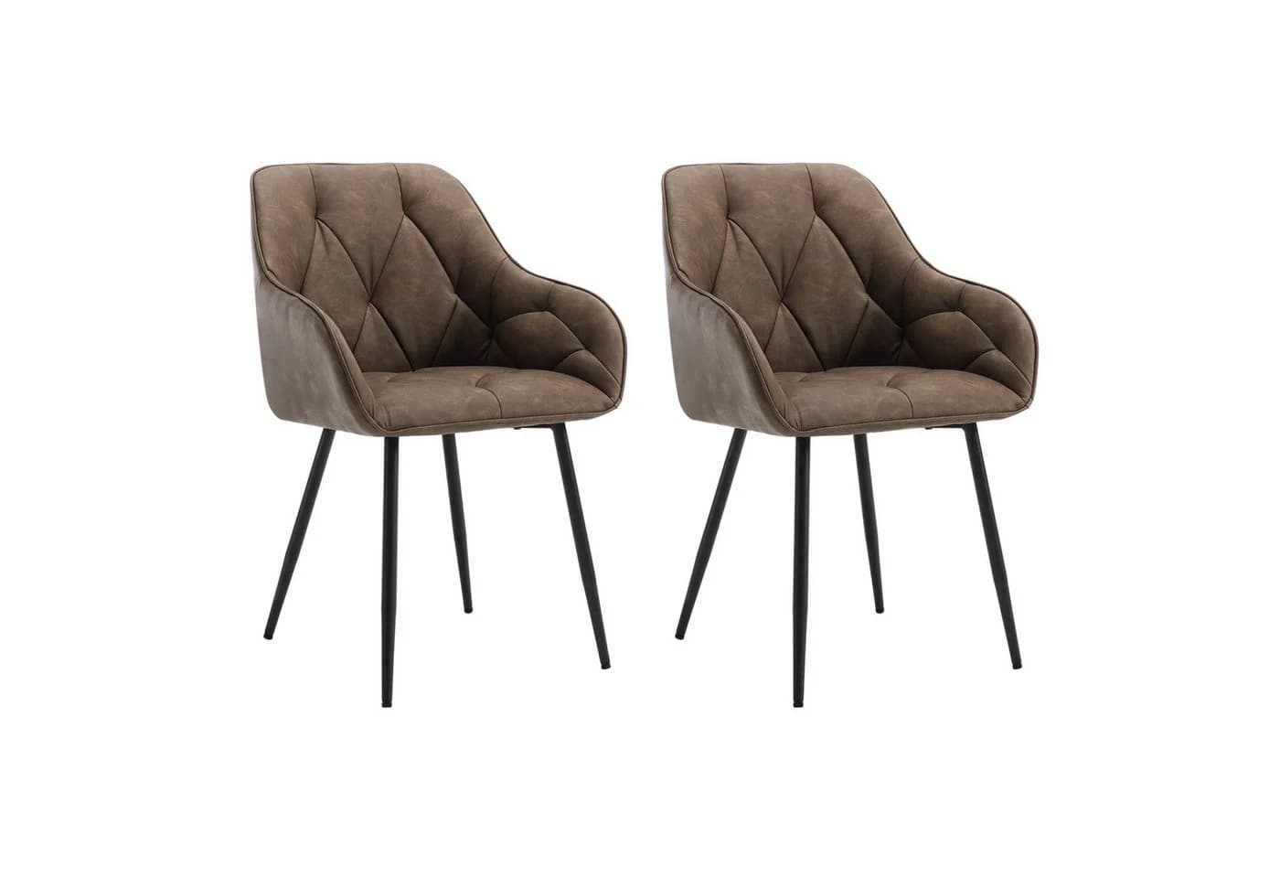 Woltu Polsterstuhl (Set, 2 St) Esszimmerstühle Ergonomisches Design Stuhl - Bild 2