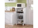 Woltu Weinschrank (1-St) Küchenschrank mit Weinregal Weiß Bild 1