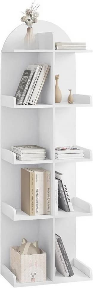 Woltu Bücherregal Weiß Standregal 5 Ebenen mit Kippsicherung - Bild 2
