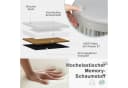 Woltu Sitzhocker mit Stauraum Grau Velvet Faltbar Bild 5
