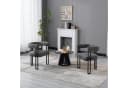 Woltu Esszimmerstuhl Grau Chenille Metallbeine Modern Bild 1