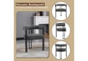 Woltu Esszimmerstuhl Grau Chenille Metallbeine Modern Bild 5
